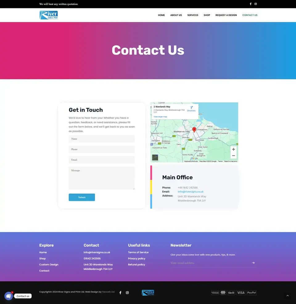riversigns contact