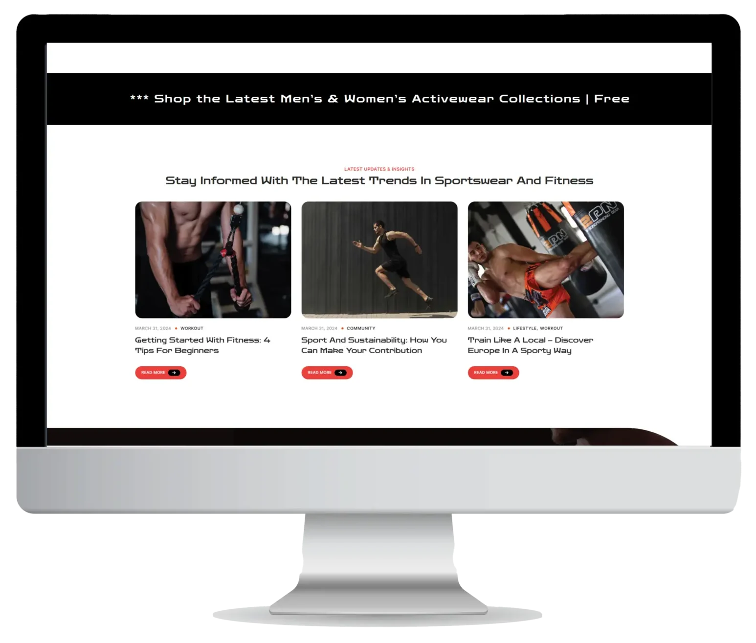 Athletics Blog Section