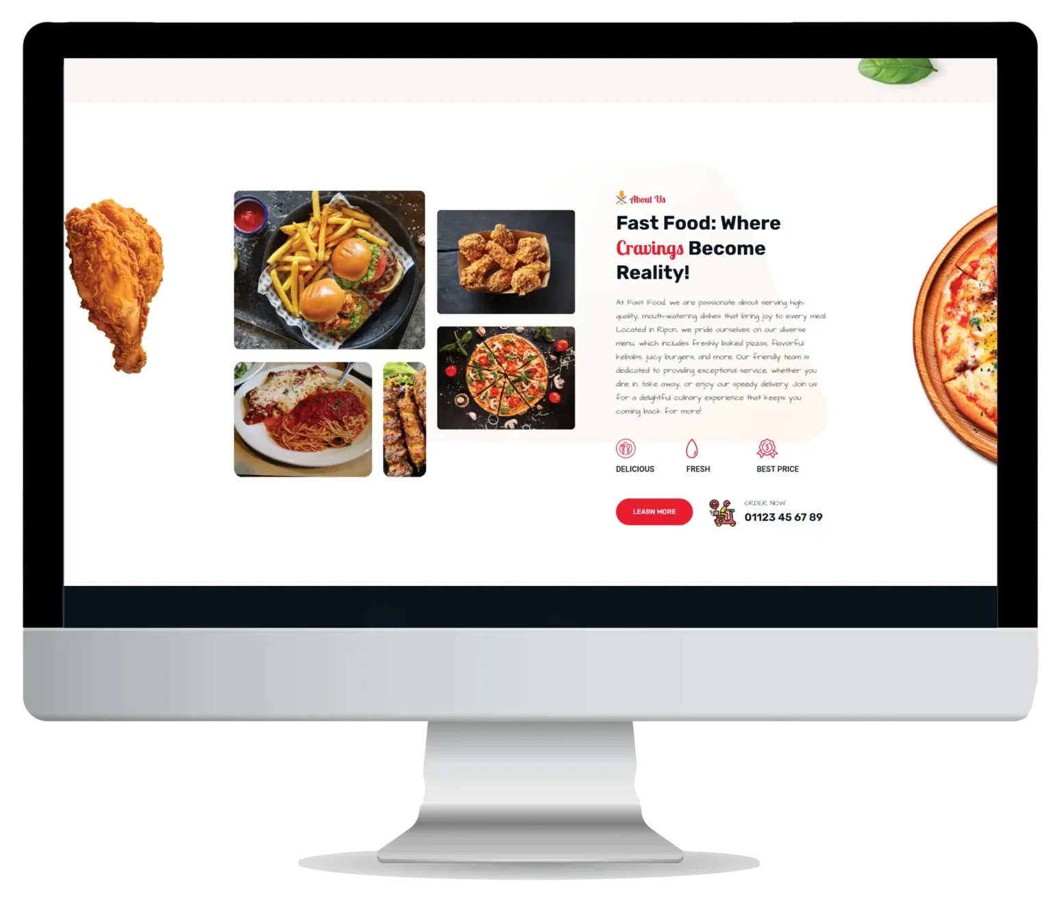 Fast Food About us section