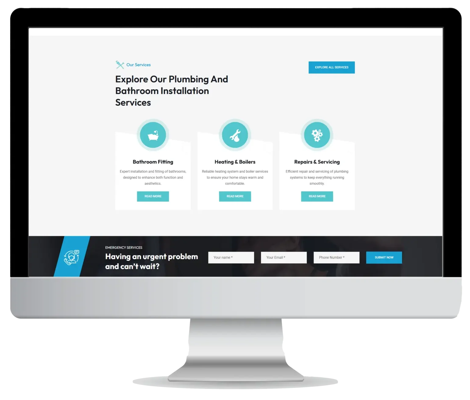 Plumbing Service section