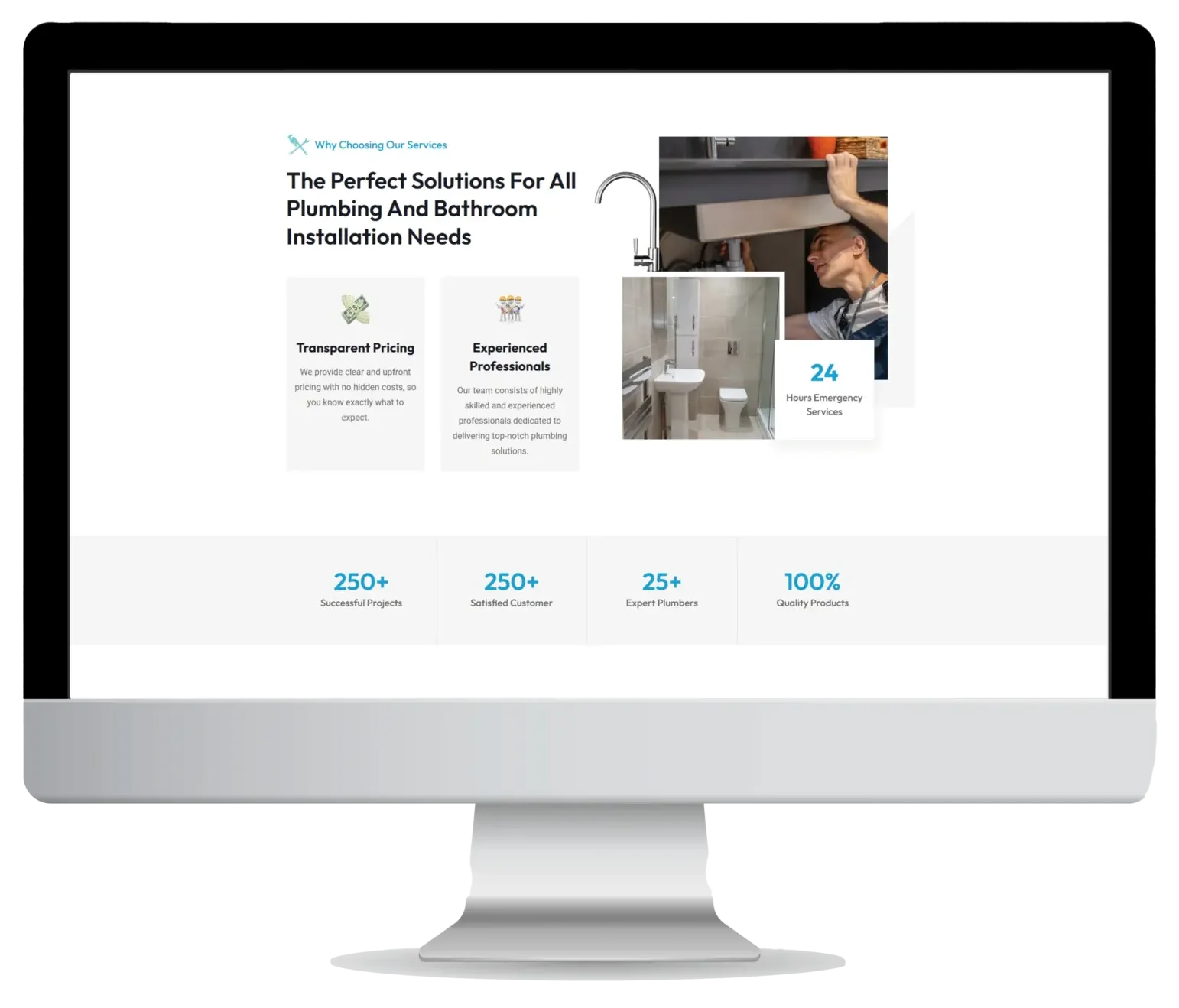 plumbing why choose us section